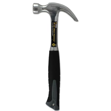 Pro-Grade Tools 16 Oz. Claw Hammer, Solid Steel Handle 61341